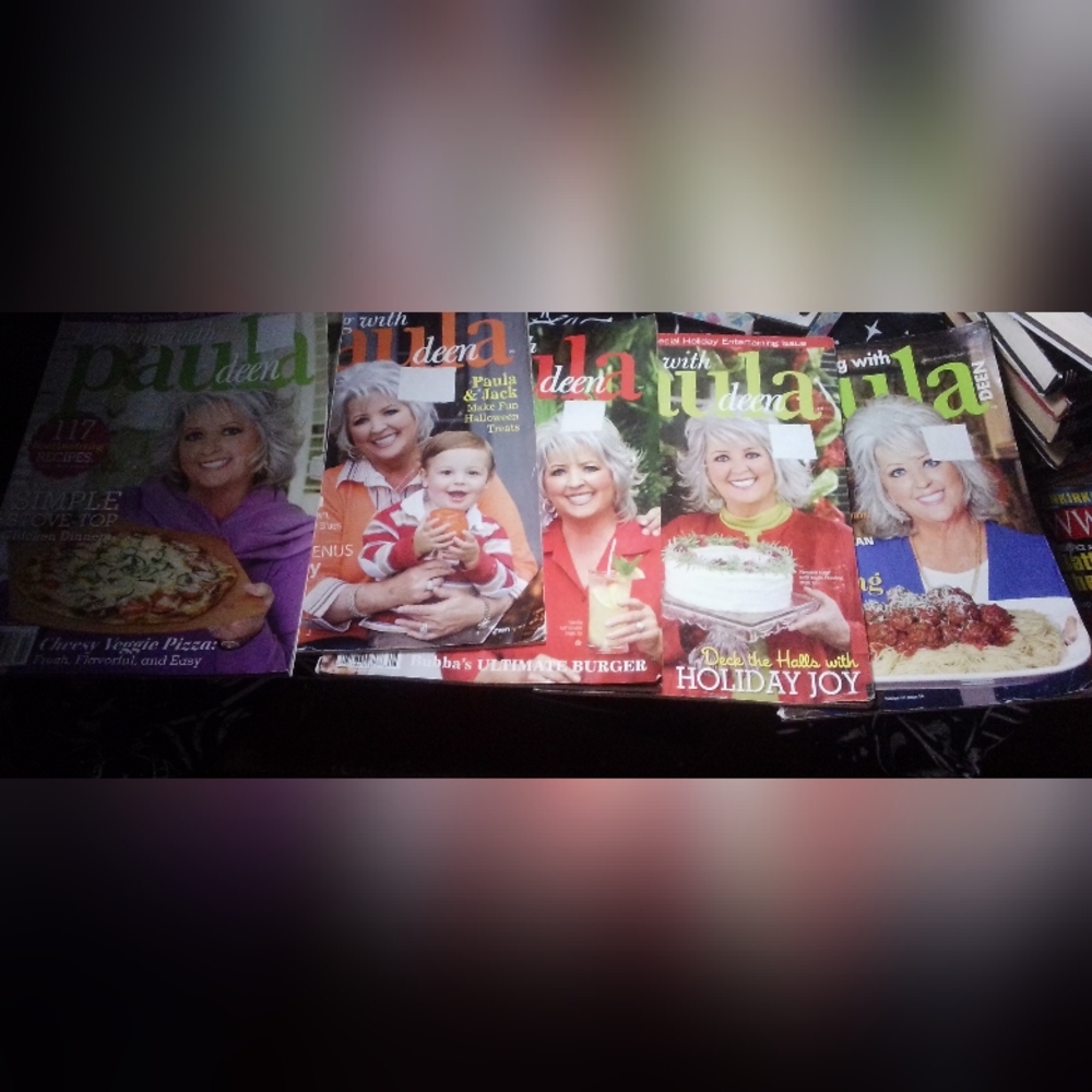 5 PAULA DEAN MAGAZINES